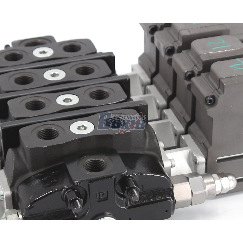 Reliable SD8EMA-4OT 4 Spool Sectional Directional Valve for Heavy Machinery detail image